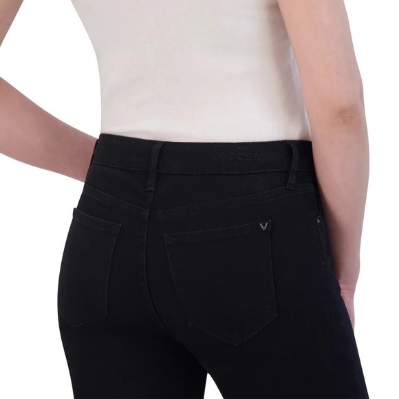 Vigoss Ladies Black Marley Raw Hem Crop Bootcut Jeans Size 29 NEW - Picture 4 of 6